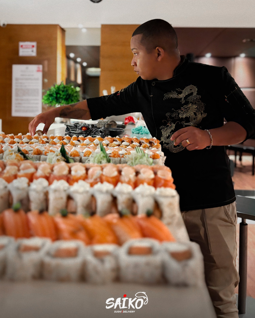Experiência prática do curso presencial de sushi